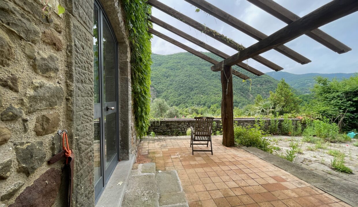 15- lower level - pergola / tiled