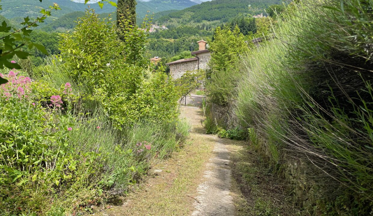 18- lavender alley - paved access between levels